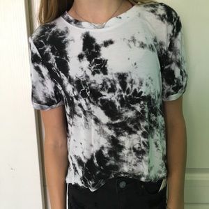 Pac-Sun tie-dye crop top